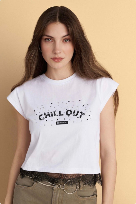 attrattivo - Bluze e bardhe me dantelle dhe detaje gurash