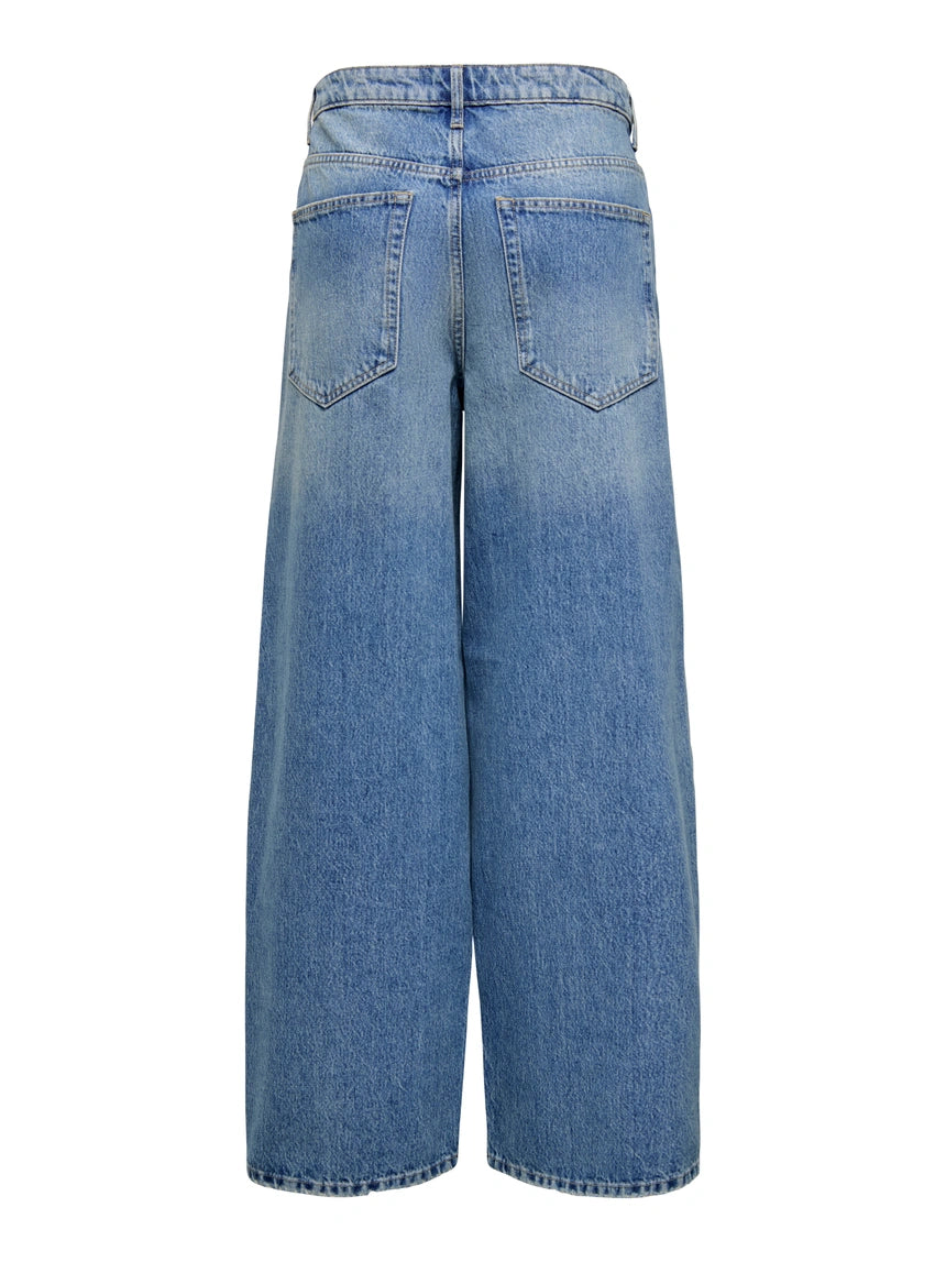 ONLY - Xhinse blu prerje e gjere