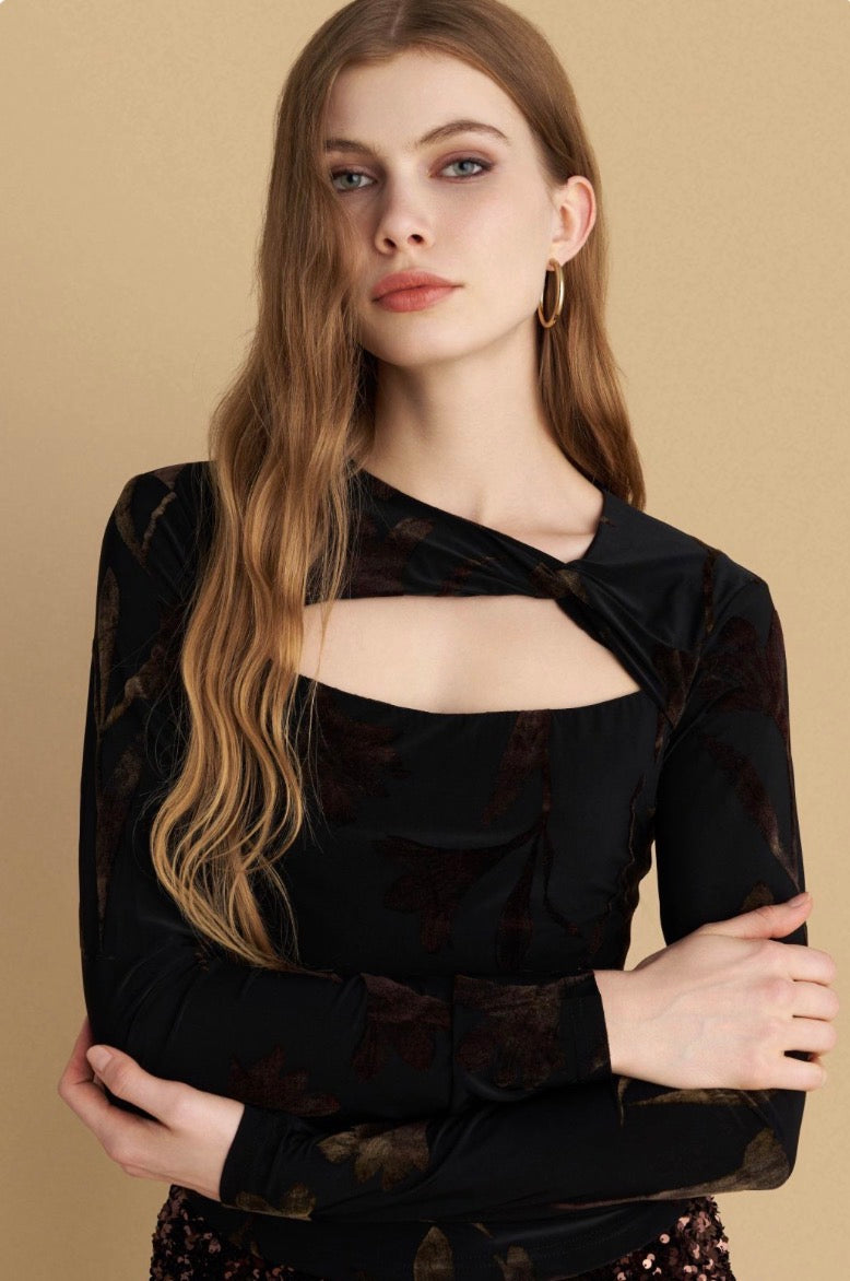 attrattivo - Bluze e zeze velvet me motive florale