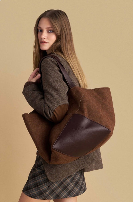 attrattivo - Cante krahu kafe me nderthurje materialesh