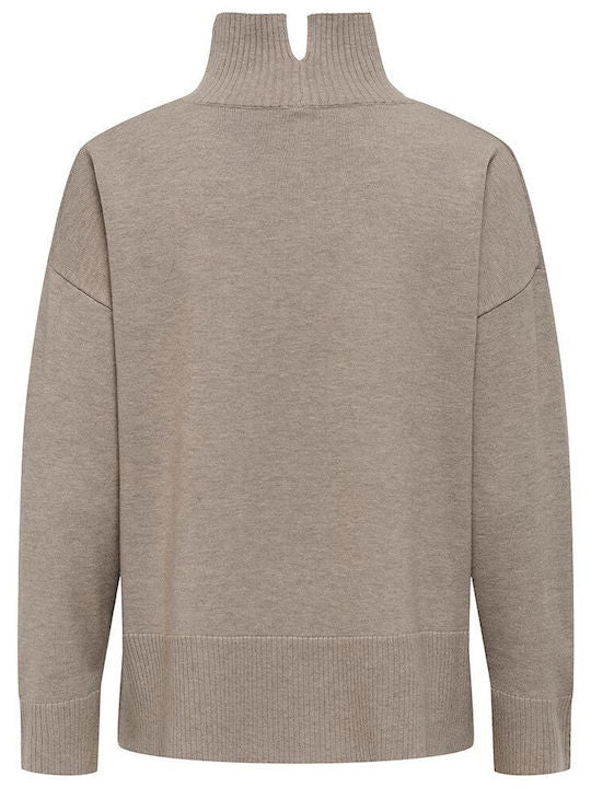 ONLY - Pulover bezhe,gri dhe mente