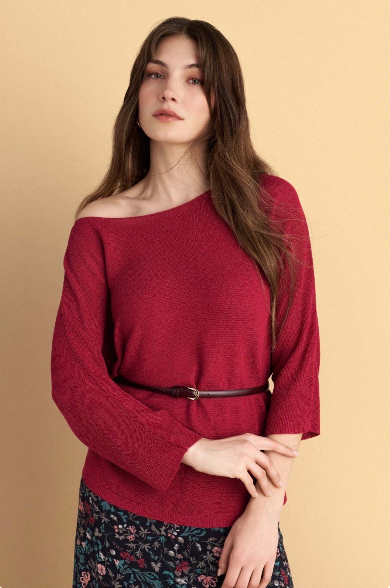 attrattivo - Bluze e kuqe dhe blu me dekolte te hapur