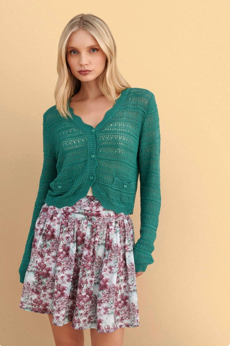 attrattivo - Triko pambuku e thurur e kuqe dhe jeshile