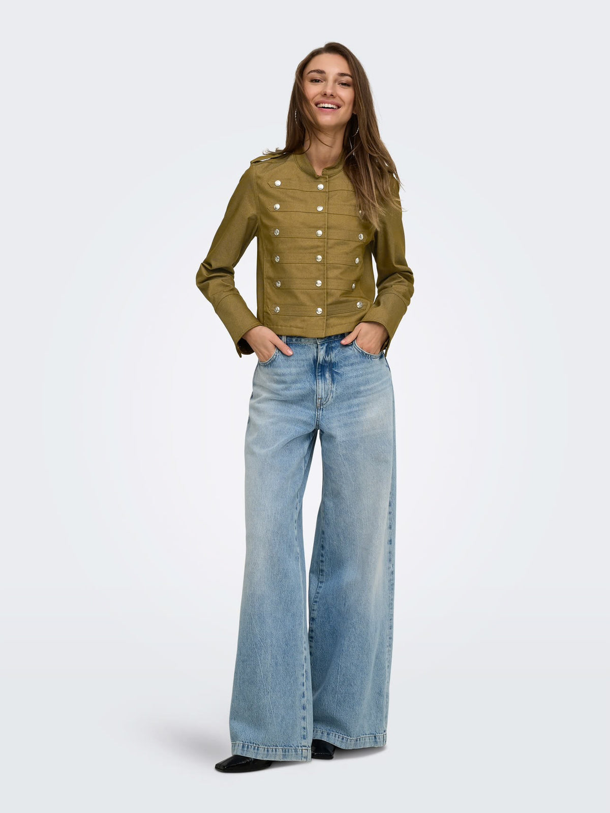 ONLY - Xhakete me pricina ne ngjyren mustard dhe te zeze