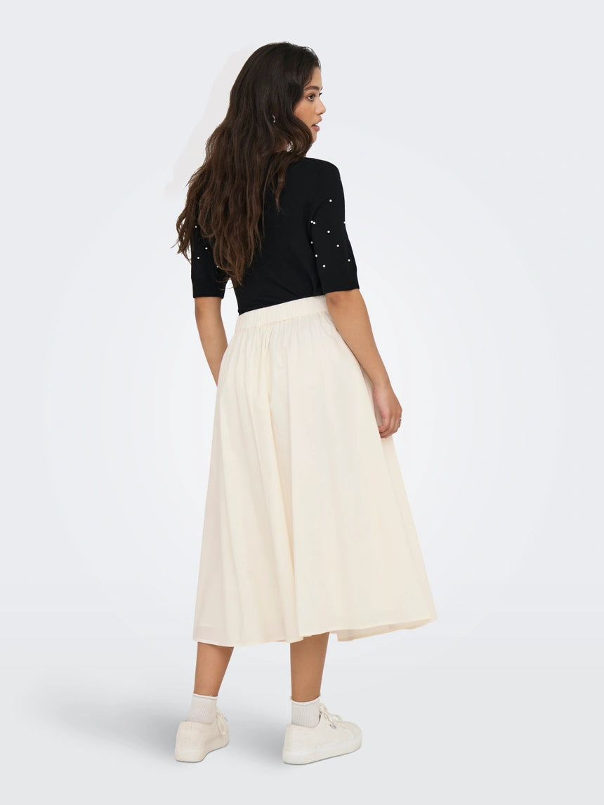 ONLY - Fund trecereksh i zi dhe i bardhe