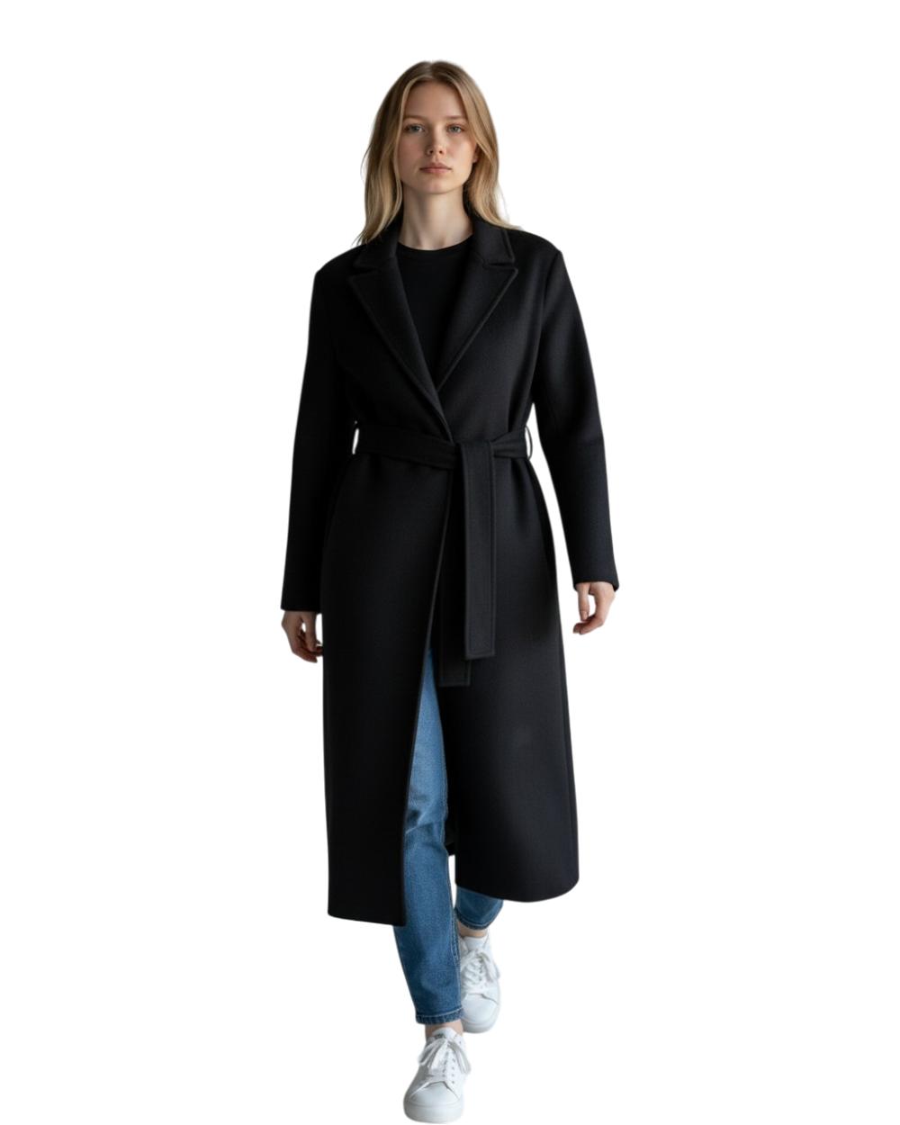 Passager - Pallto e gjate bezhe, e zeze dhe vishnje