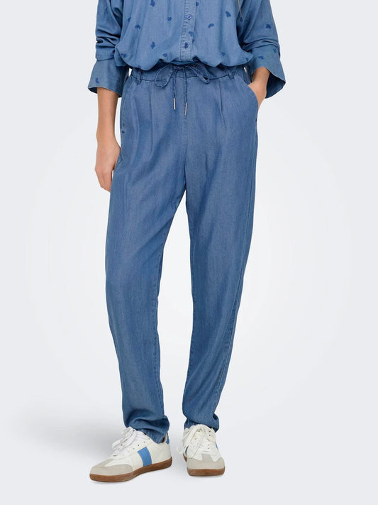 ONLY -  Pantallona blu xhins i holle