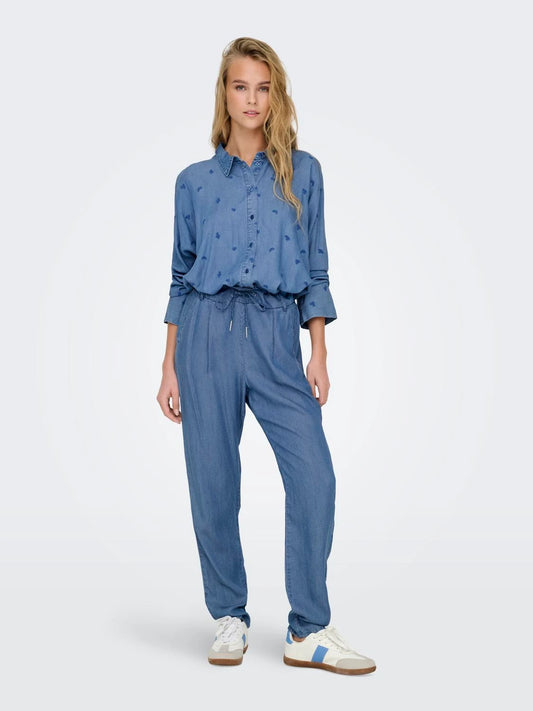 ONLY -  Pantallona blu xhins i holle