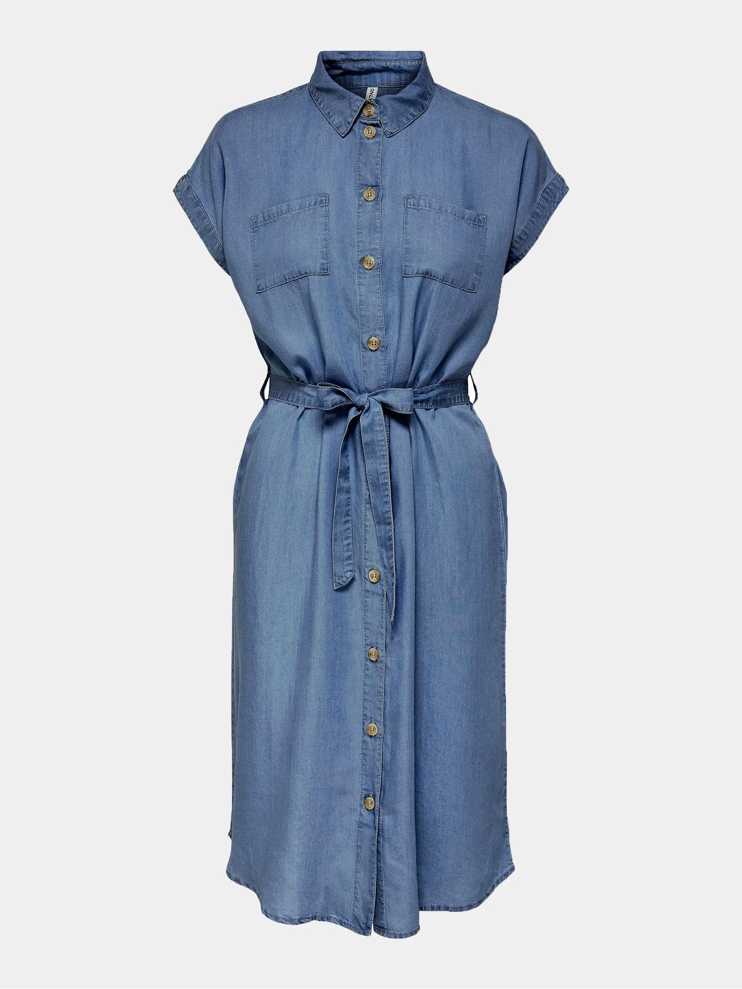 ONLY - Fustan veror i shkurter xhins blu