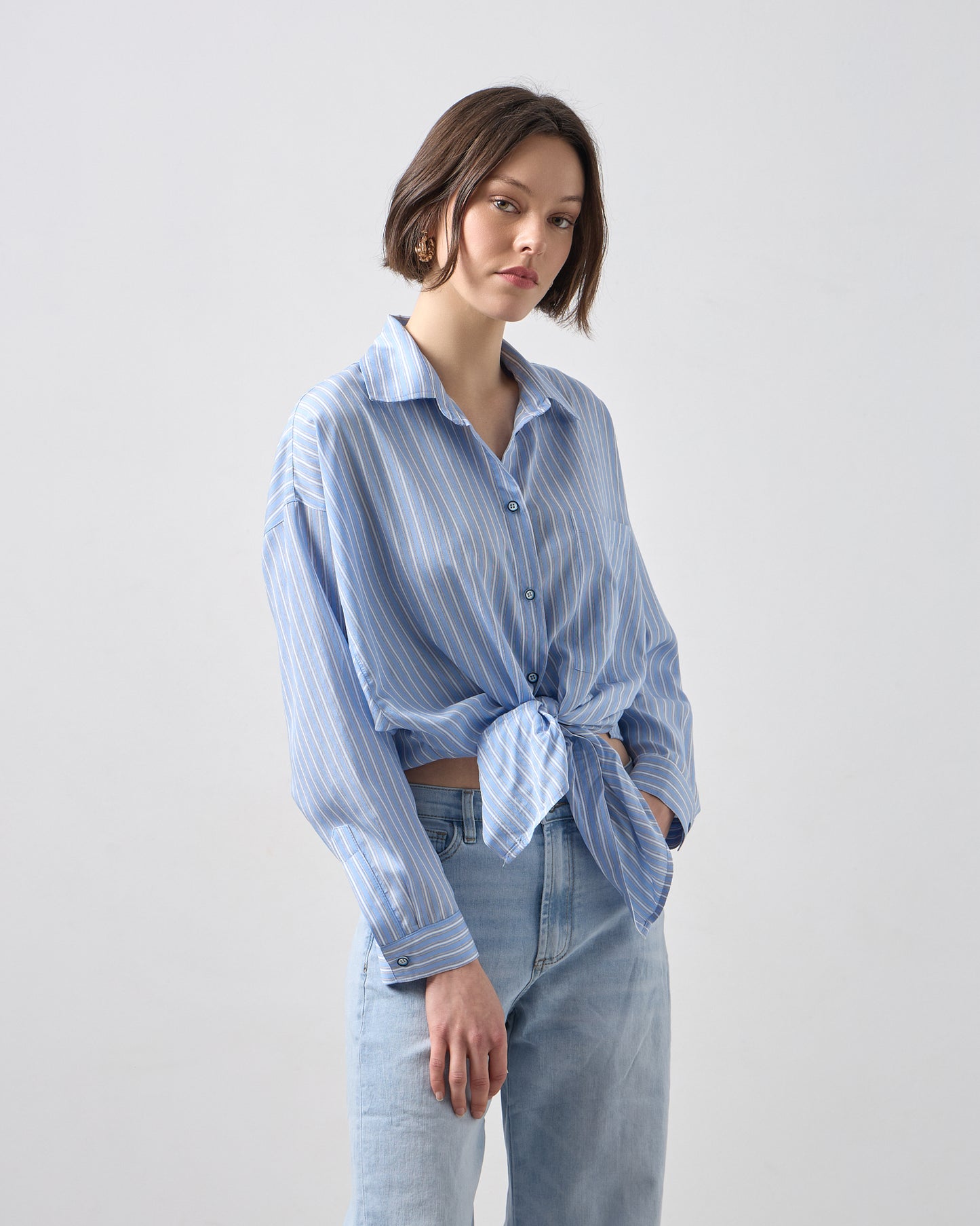 Passager - Kemishe blu me vija prerje e gjere