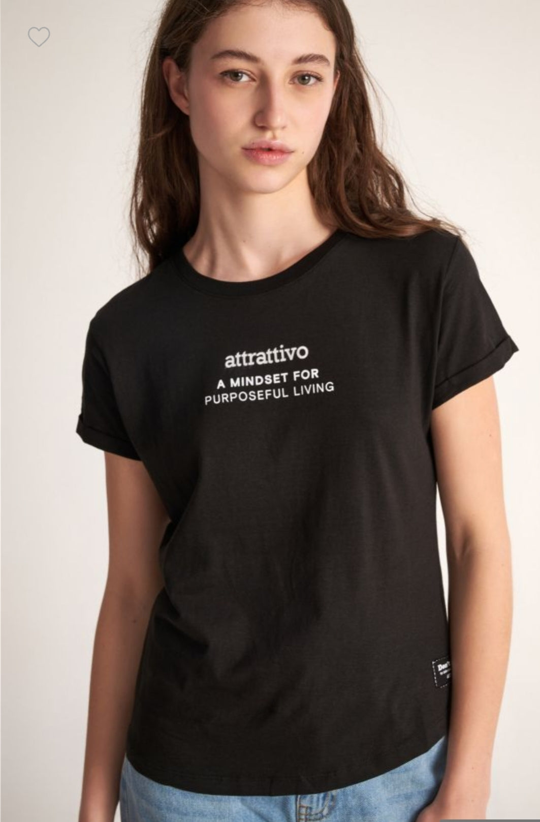 attrattivo - Bluze me shkrim ne dy ngjyra