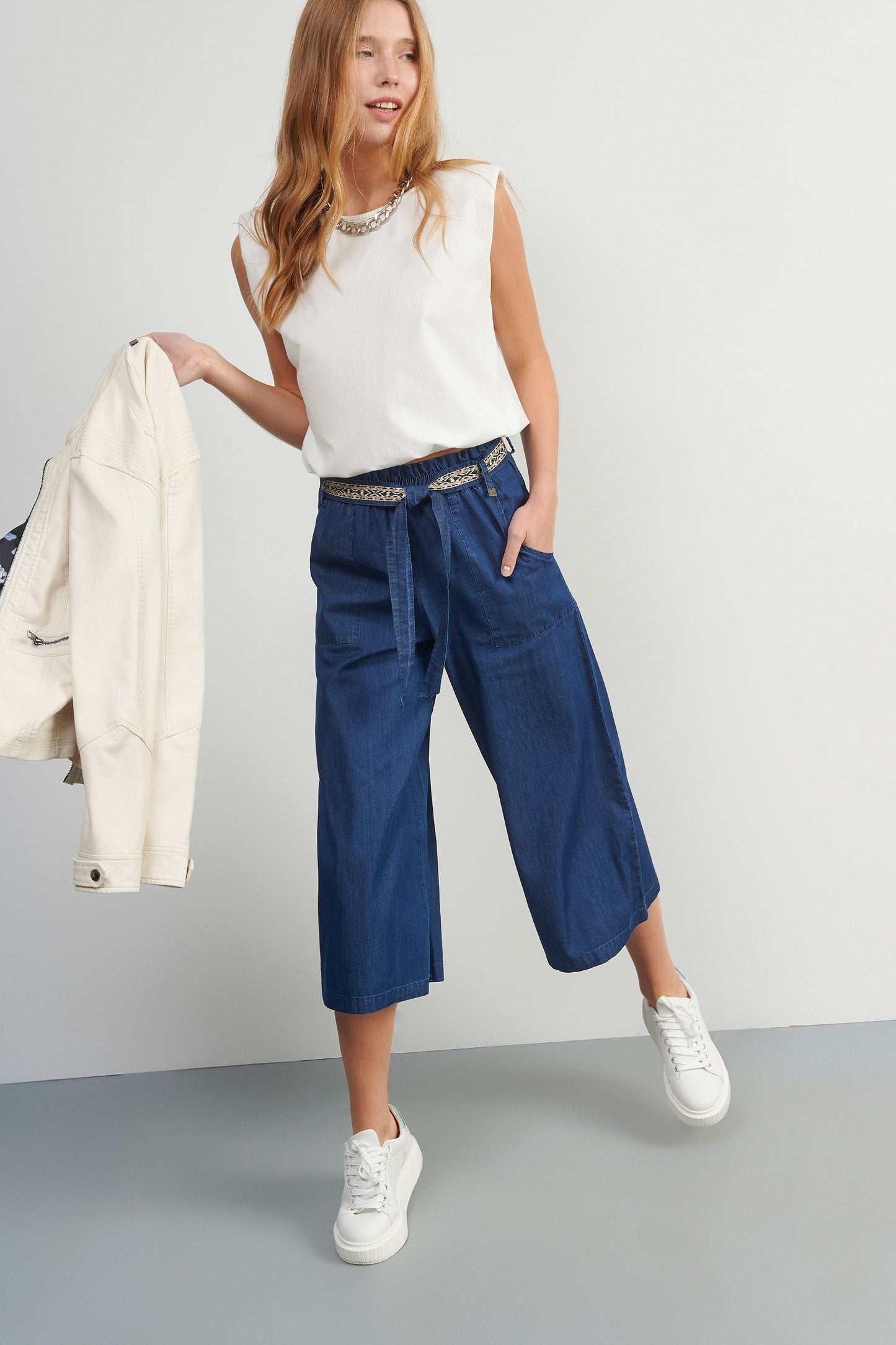 attrattivo - Pantallona blu trecerekshe