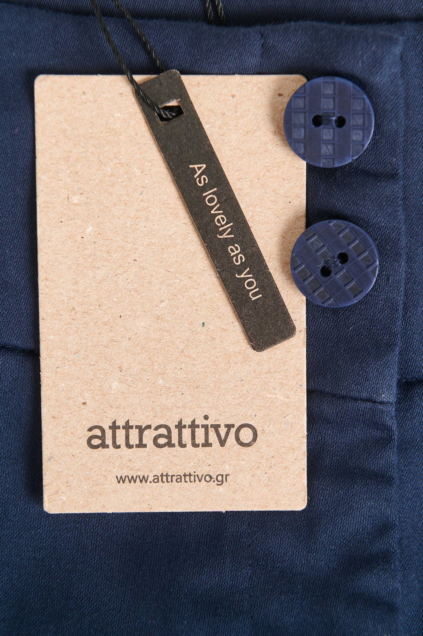 attrattivo - Pantallona blu dhe te zeza  doku